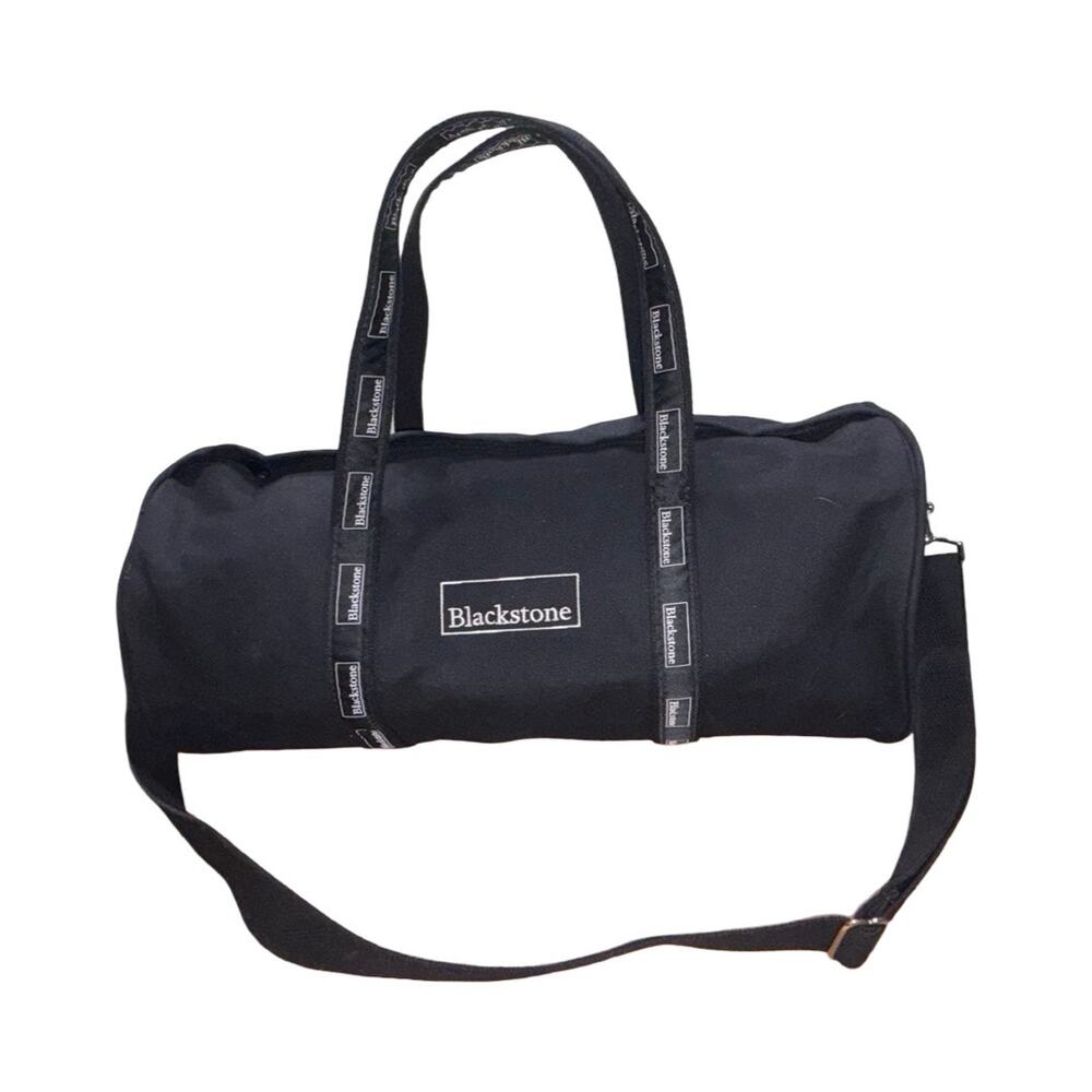 Blackstone Black Canvas Travel Duffle Banker Bag
